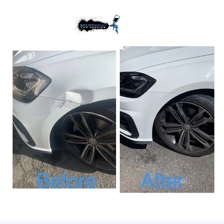 white car