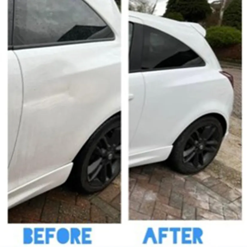white car